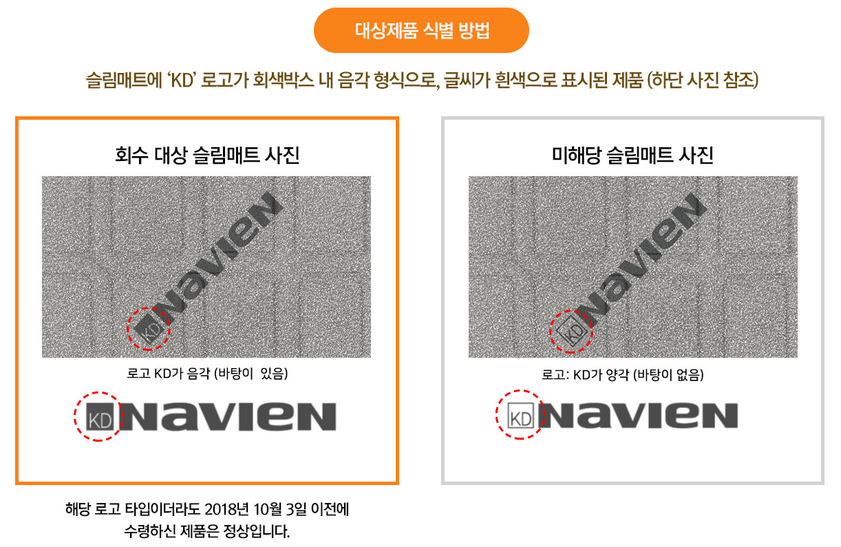 경동나비엔 온수매트, 회수 대상 제품 및 확인 방법은...KD 로고 < 사회 < 뉴스 < 기사본문 - 남도일보