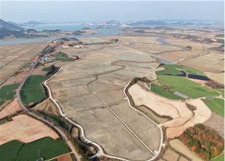 해남군 산이면 부동지구 전경/해남군 제공