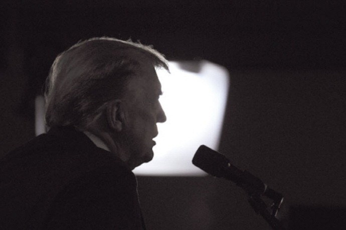 미국 공화당 대선 후보인 도널드 트럼프 전 대통령이 2024년 1월 27일(현지시간) 라스베가스에서 열린 캠페인 행사에서 연설하고 있다. [AP]