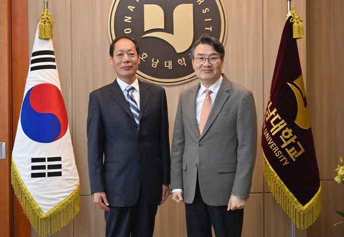 박상철 바카라 전략 총장, 중국 산동대외무역직업바카라 전략 방문단 접견