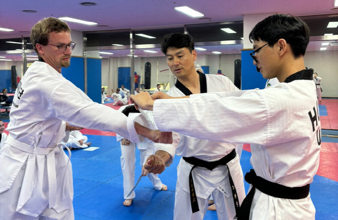 메이저 바카라사이트 홈런 태권도경호학과, ‘외국인 관광객 태권도 체험’ 진행