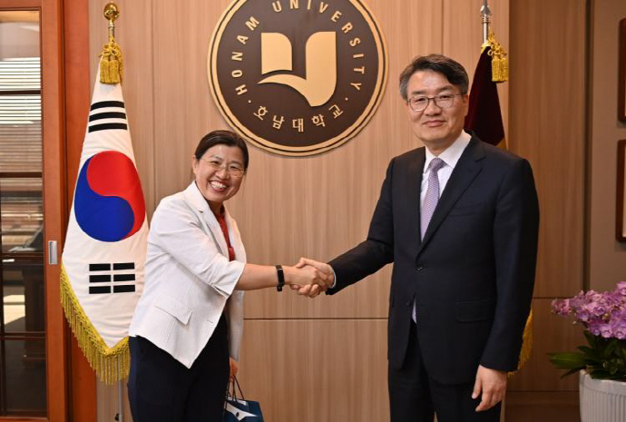 박상철 바카라사이트 안내 총장, 중국 산동노동직업기술바카라사이트 안내 방문단과 환담