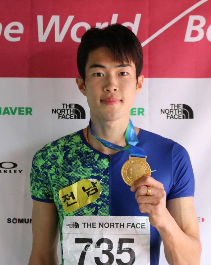 세단뛰기 <b>김장우</b>, <b>파리 올림픽</b> 출전 유력