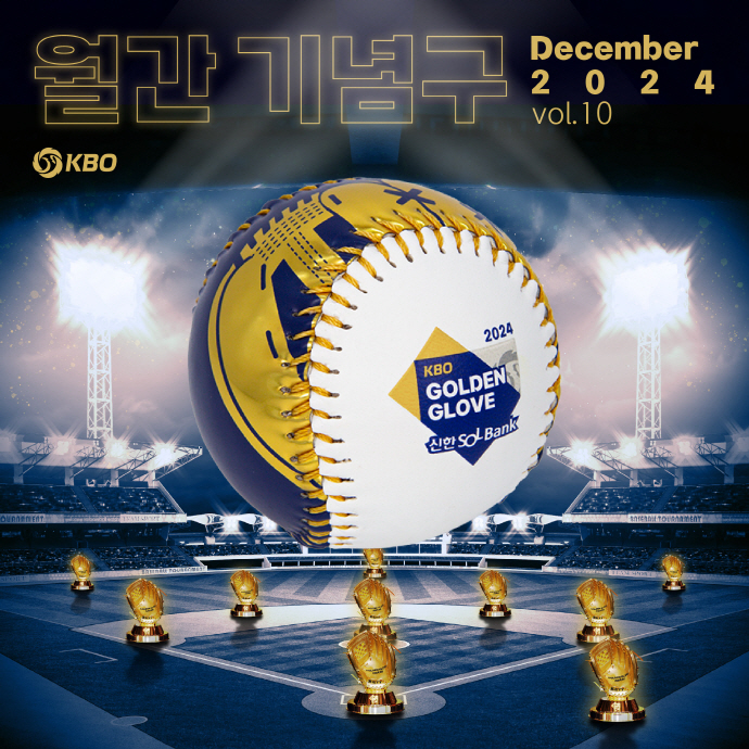 KBO, 월간 기념구 12월호 ‘골든글러브 에디션’ 출시