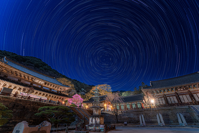 지리산 화엄사 야경/지리산 화엄사 제공